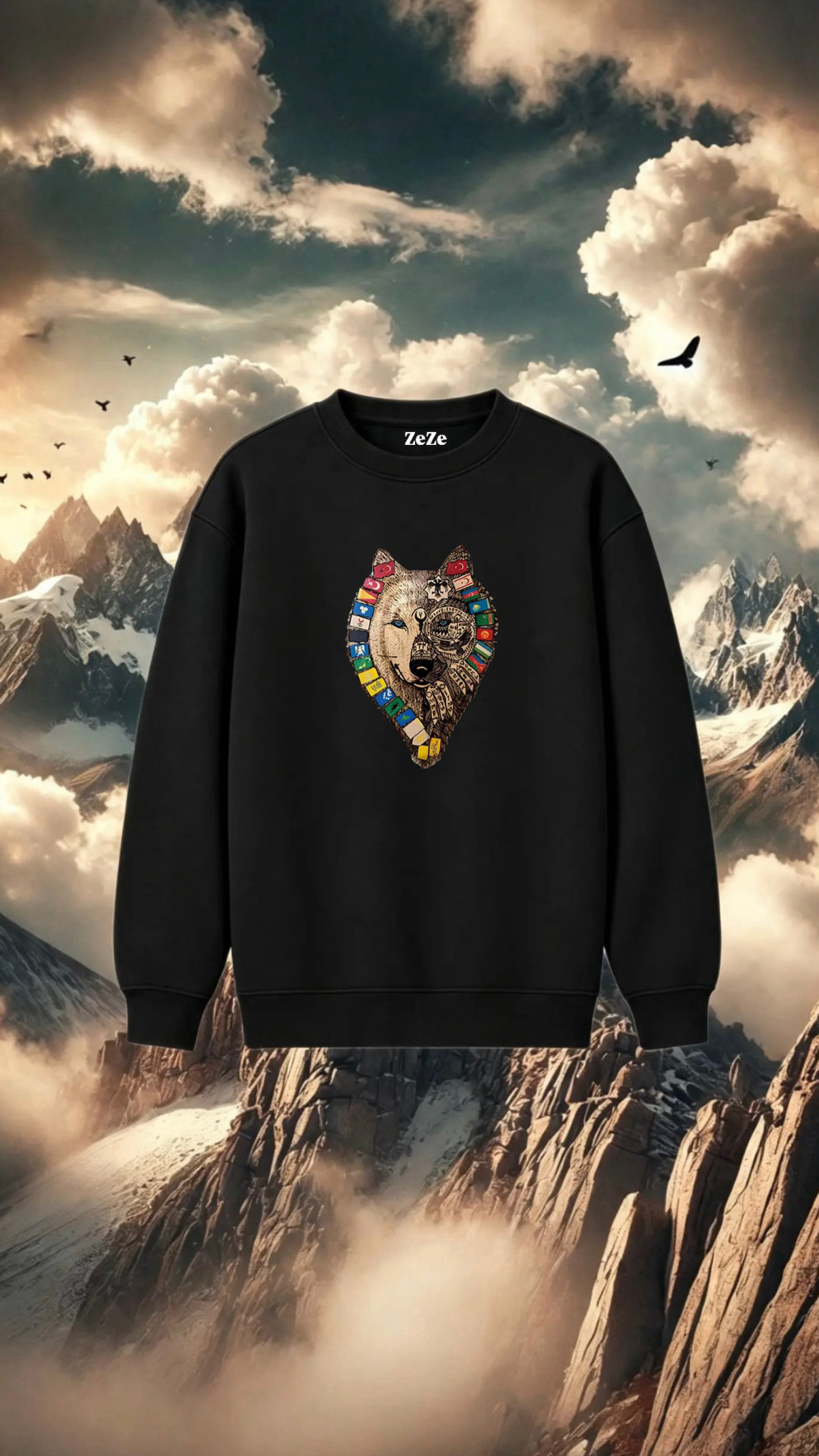KURT BASKILI SWEATSHİRT 9